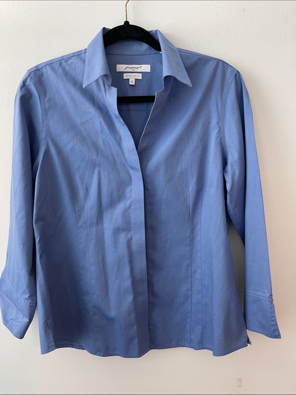 Foxcroft NYC Heritage- Non Iron Dress Shirt -  Size 12P- 100% Cotton